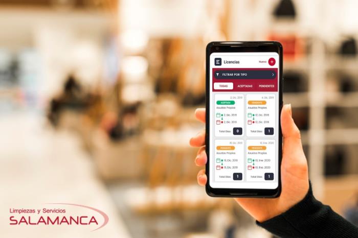Limpiezas y Servicios Salamanca habilita un portal del empleado para todos los trabajadores